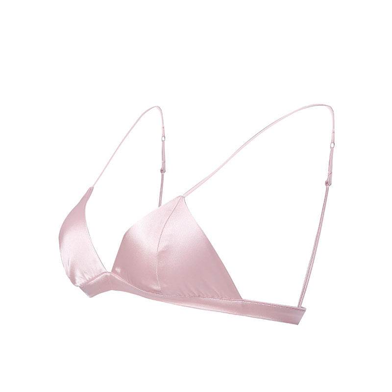 Silk Non-steel Ring Triangular Cup Invisible Underwear - MYLUXURY LANE ENTERPRISE