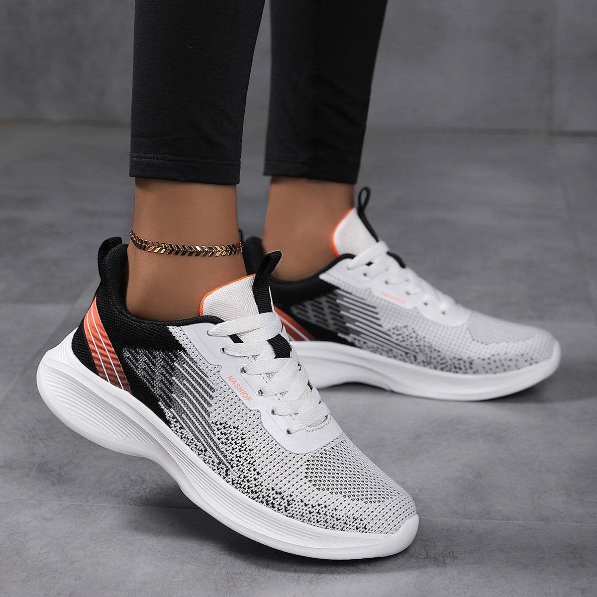 Flyknit Sports Soft Bottom Women's Shoes Lightweight - MYLUXURY LANE ENTERPRISE