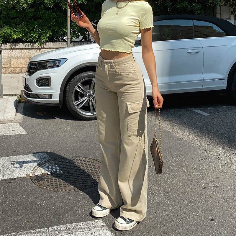 Women's Fashion Straight Jeans In Autumn - MYLUXURY LANE ENTERPRISE