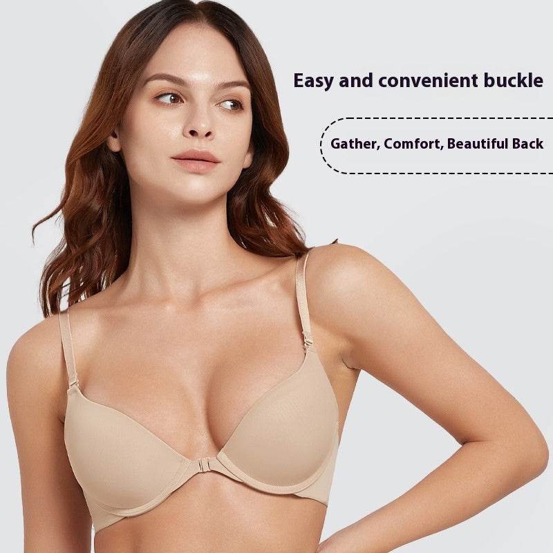 Women's Front Button Push Up And Anti-sagging Chest Bra - MYLUXURY LANE ENTERPRISE