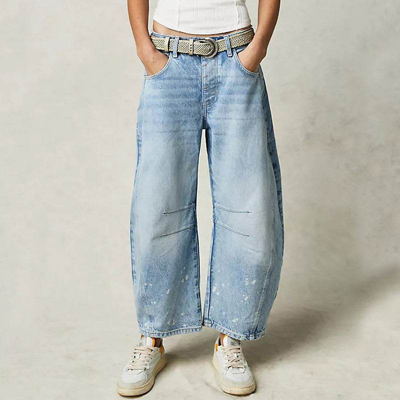 Fashion Loose Wide-leg Pants Summer Sports Straight Trousers Women's Clothing - MYLUXURY LANE ENTERPRISE