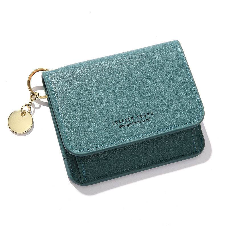 Women's Short Fashion PU Leather Zero Wallet - MYLUXURY LANE ENTERPRISE