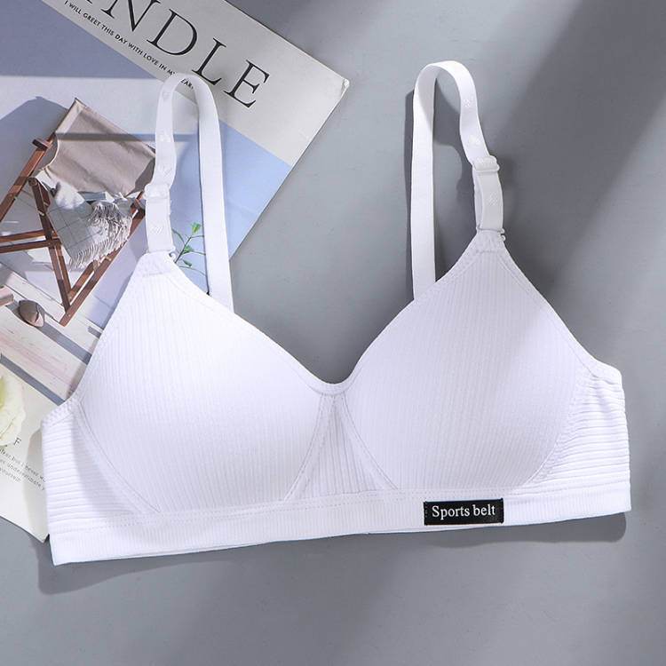Pure Cotton Girl Comfortable Seamless Underwear Without Steel Ring - MYLUXURY LANE ENTERPRISE