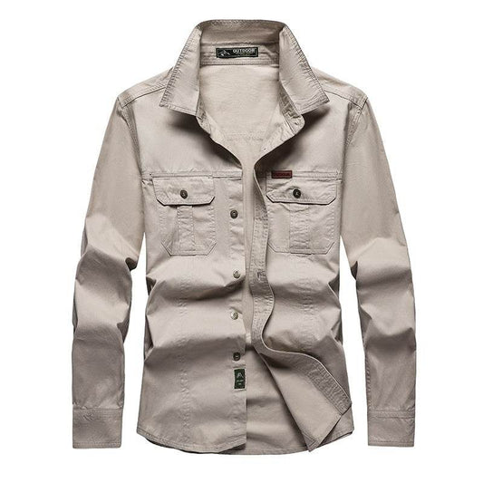 Men's Long Sleeve Shirt Casual - MYLUXURY LANE ENTERPRISE