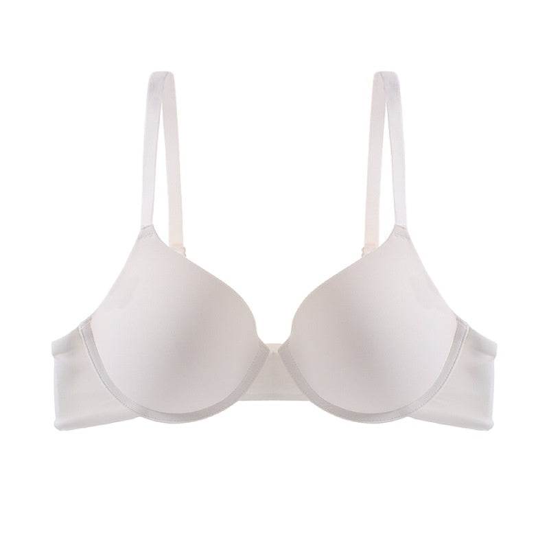 Glossy Push-up Large Bra Soft Steel Ring Adjustable Bra - MYLUXURY LANE ENTERPRISE