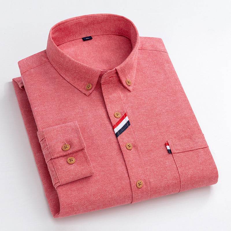 All-matching Casual Cotton Summer Business Oxford Woven Shirts - MYLUXURY LANE ENTERPRISE
