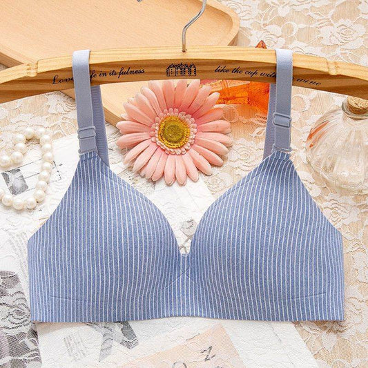 Non-wired Bra One-piece Seamless Gather Small Bra - MYLUXURY LANE ENTERPRISE