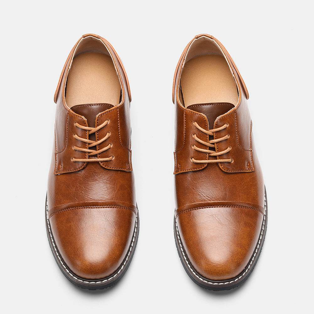 Business Formal Wear Cross-border Plus Size Retro Summer Men's Fashion Leather Shoes - MYLUXURY LANE ENTERPRISE
