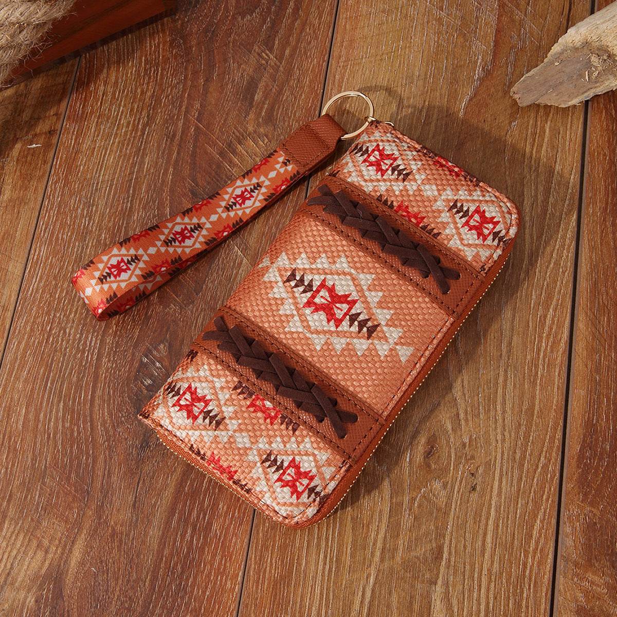 Vintage Cotton And Linen Printed Bohemian Style Lady Hand-carrying Wallet Card Holder - MYLUXURY LANE ENTERPRISE