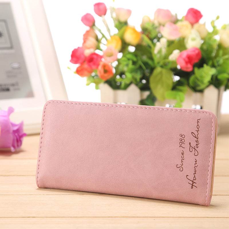 Women's Mid-length Korean-style Frosted Wallet - MYLUXURY LANE ENTERPRISE