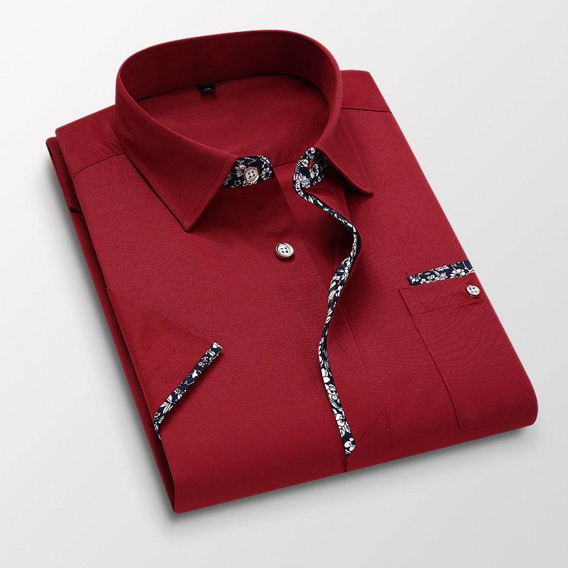 Men's New Slim Print Plus Size Shirt - MYLUXURY LANE ENTERPRISE