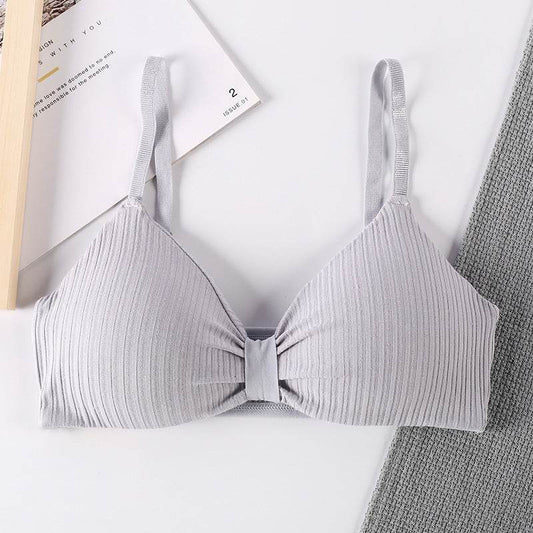 Triangle Cup Bra With Chest Pad Tube Top All-Match Underwear Women - MYLUXURY LANE ENTERPRISE