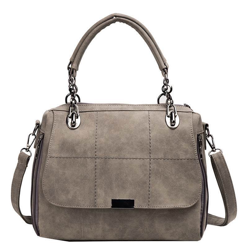 Matte Women Scrub Female Shoulder Bags Large Capacity Matcha Green PU Leather Lady Totes Boston Bag for Travel Hand Bags - MYLUXURY LANE ENTERPRISE