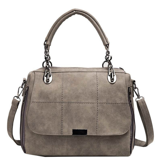 Matte Women Scrub Female Shoulder Bags Large Capacity Matcha Green PU Leather Lady Totes Boston Bag for Travel Hand Bags - MYLUXURY LANE ENTERPRISE