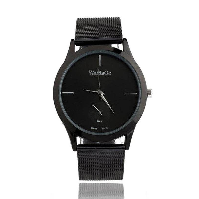 Fashion Alloy Belt Mesh Watch Unisex women's watches Minimalist Style Quartz Watch relogio feminino saat Watches for women - MYLUXURY LANE ENTERPRISE