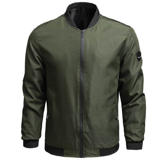 Spring And Autumn Casual Solid Color Men's Coat - MYLUXURY LANE ENTERPRISE