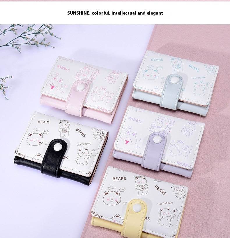 Girl's Wallet Short Cartoon Cute - MYLUXURY LANE ENTERPRISE