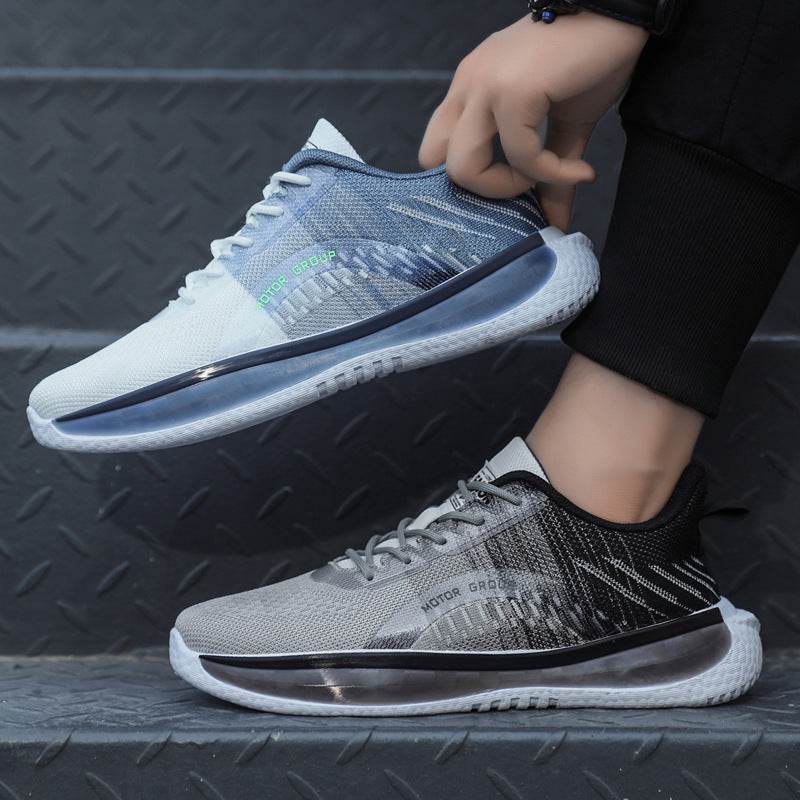 Thin Mesh Breathable Lace Up Thick Bottom Men's Sneaker - MYLUXURY LANE ENTERPRISE