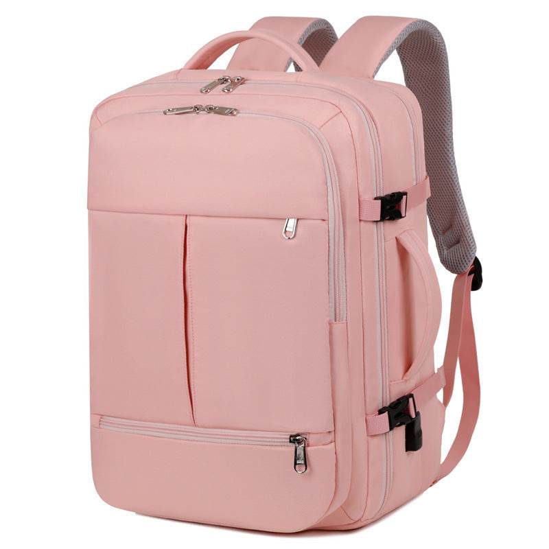 Large Capacity Backpack For Women Men Multiple Pockets And Zippers Versatile Computer Bags Business Travel Backpack - MYLUXURY LANE ENTERPRISE