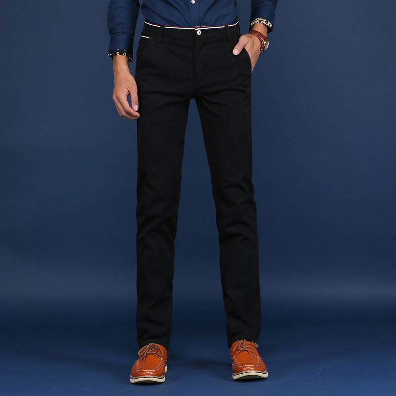 Men's straight slim elastic business youth wild men's pants - MYLUXURY LANE ENTERPRISE