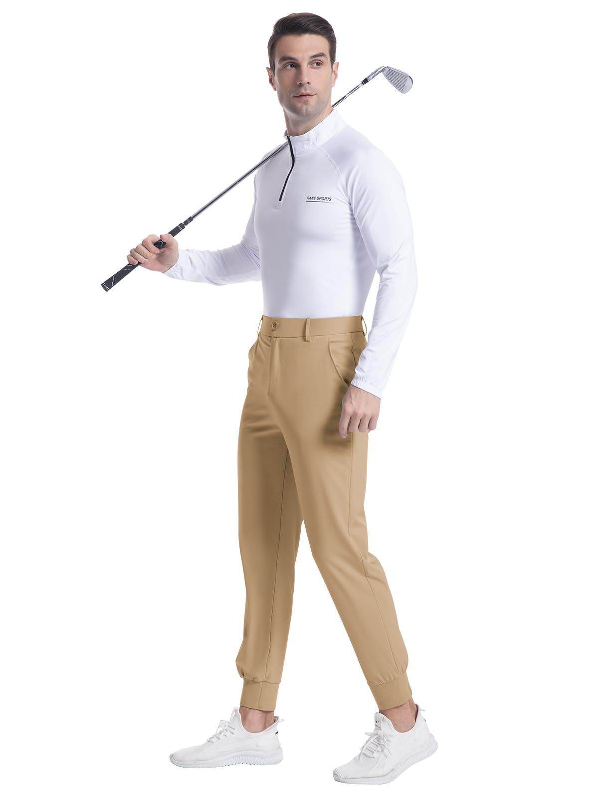 New Men's Stretch Golf Jogging Pocket Slim Trousers - MYLUXURY LANE ENTERPRISE