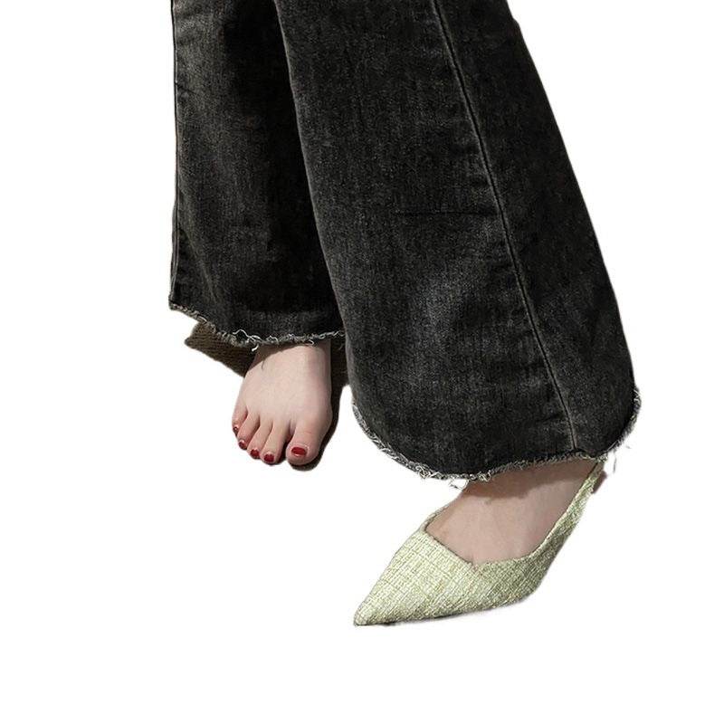 Stiletto Pointed High Heel Sandals Fairy Style French Style Temperament - MYLUXURY LANE ENTERPRISE