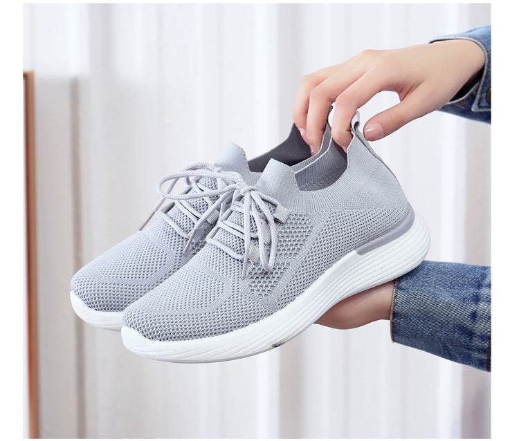 Sneaker Mesh Flying Breathable Comfortable Casual Shoes - MYLUXURY LANE ENTERPRISE