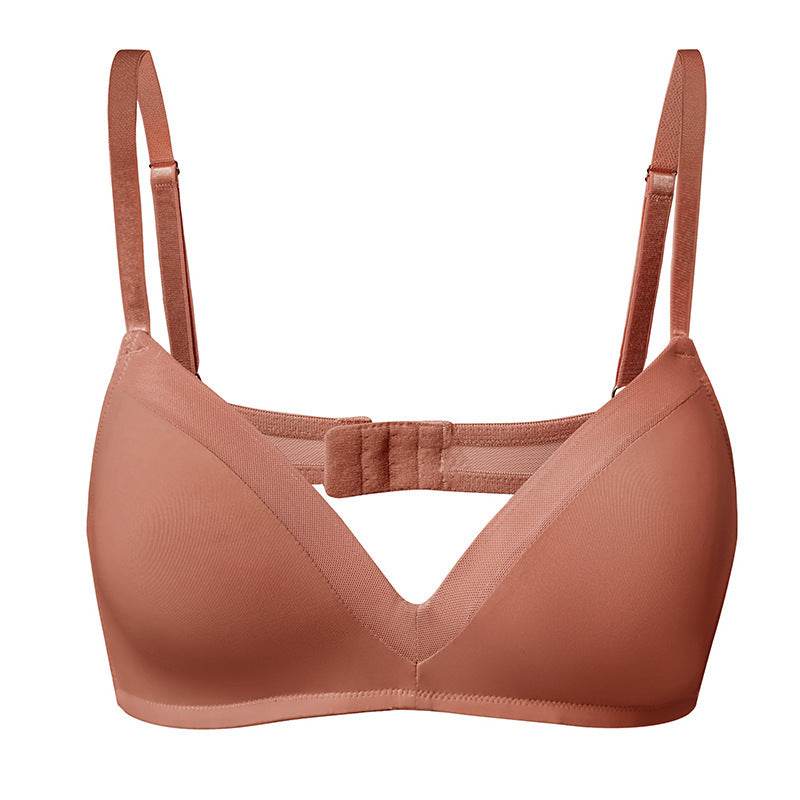 Push Up Comfort Pure Color Mesh Backless Bra - MYLUXURY LANE ENTERPRISE