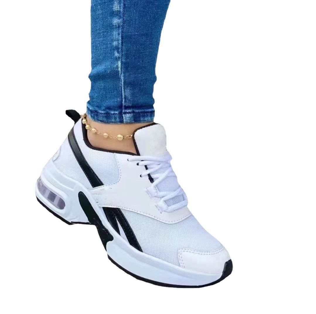 Fashion Round Toe Mid Heel Lace Up Shoes - MYLUXURY LANE ENTERPRISE
