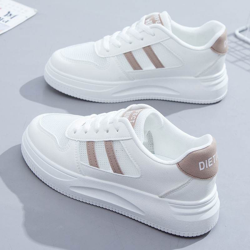 Women's All-matching Casual Sports Leather Summer White Sneakers Internet Celebrity - MYLUXURY LANE ENTERPRISE