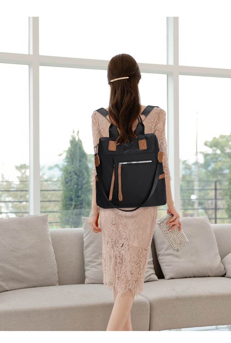 Large Capacity Backpack Oxford Cloth Waterproof Student Travel Bag - MYLUXURY LANE ENTERPRISE