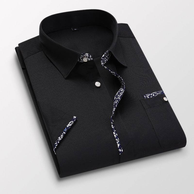 Men's New Slim Print Plus Size Shirt - MYLUXURY LANE ENTERPRISE