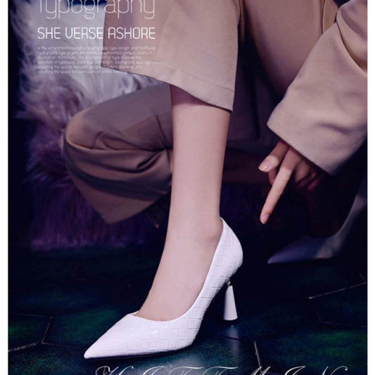 Woman High-heeled Shoes Stiletto Pointed Toe - MYLUXURY LANE ENTERPRISE