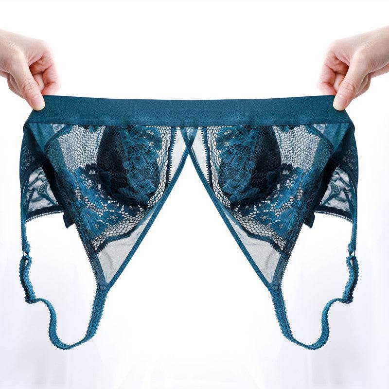 French Triangle Cup Bra Sexy Lace Ultra-thin Bra - MYLUXURY LANE ENTERPRISE