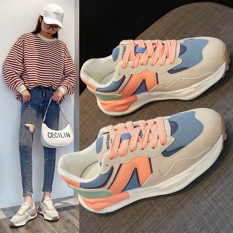 Autumn New Ins Korean Style Breathable White Shoes For Women - MYLUXURY LANE ENTERPRISE