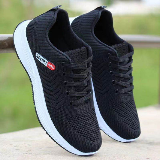 Men's Fly Woven Mesh Fashionable All-match Breathable Casual Shoes - MYLUXURY LANE ENTERPRISE