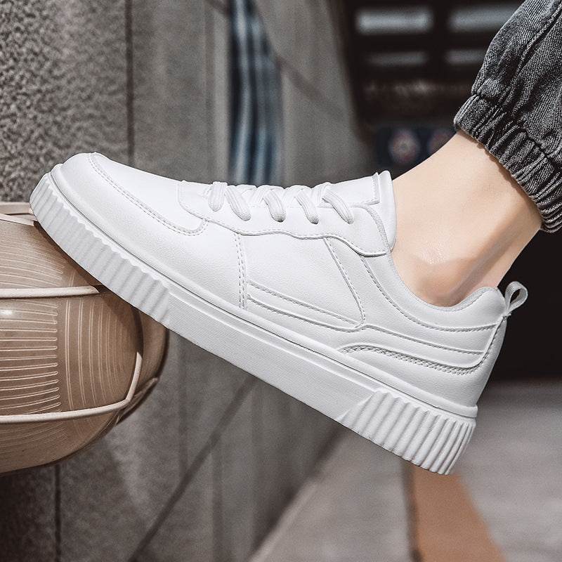 Autumn New Breathable White Shoes For Students Korean Style Trendy All-Match Platform Sports Casual - MYLUXURY LANE ENTERPRISE