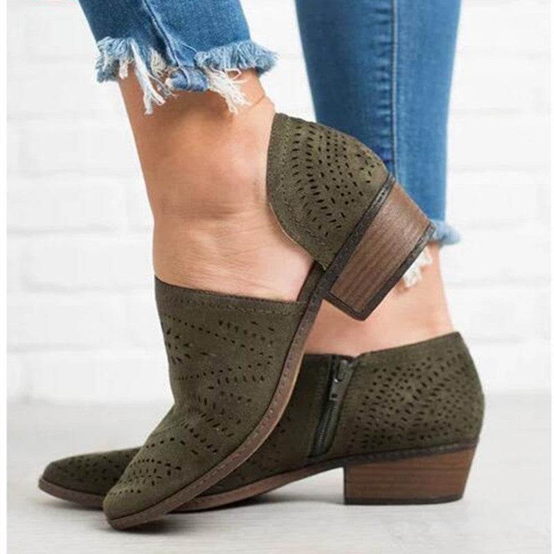 Large Size Vulnerability Breathable Women's High-heeled Sandal - MYLUXURY LANE ENTERPRISE
