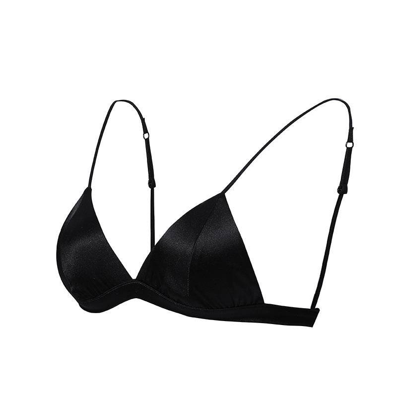 Silk Non-steel Ring Triangular Cup Invisible Underwear - MYLUXURY LANE ENTERPRISE