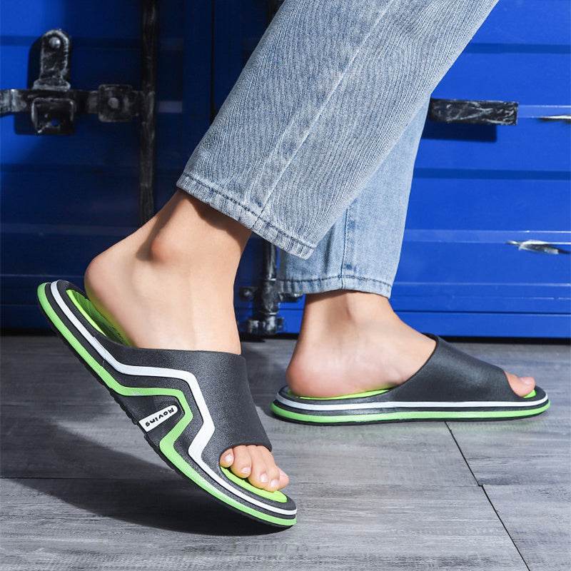 Outer Wear Home Non-slip Couple Bathroom Inside Bath Thick Bottom Sandal Mop - MYLUXURY LANE ENTERPRISE