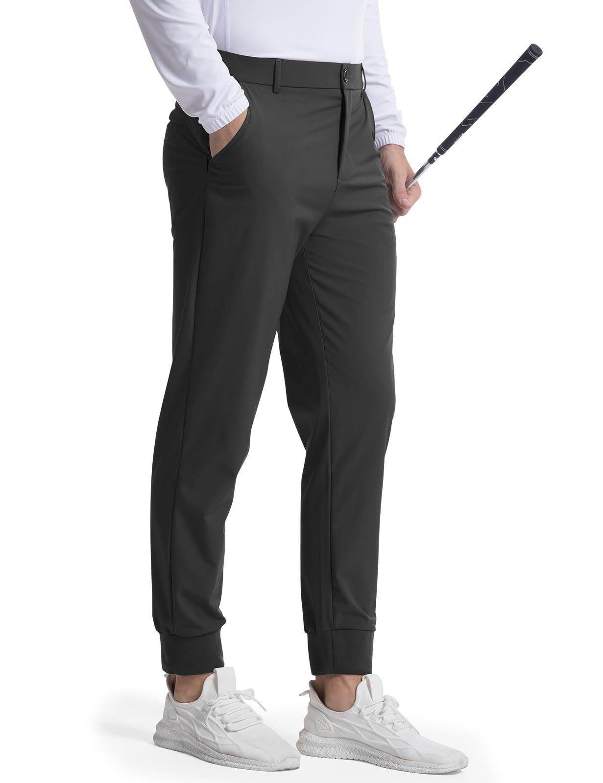 New Men's Stretch Golf Jogging Pocket Slim Trousers - MYLUXURY LANE ENTERPRISE