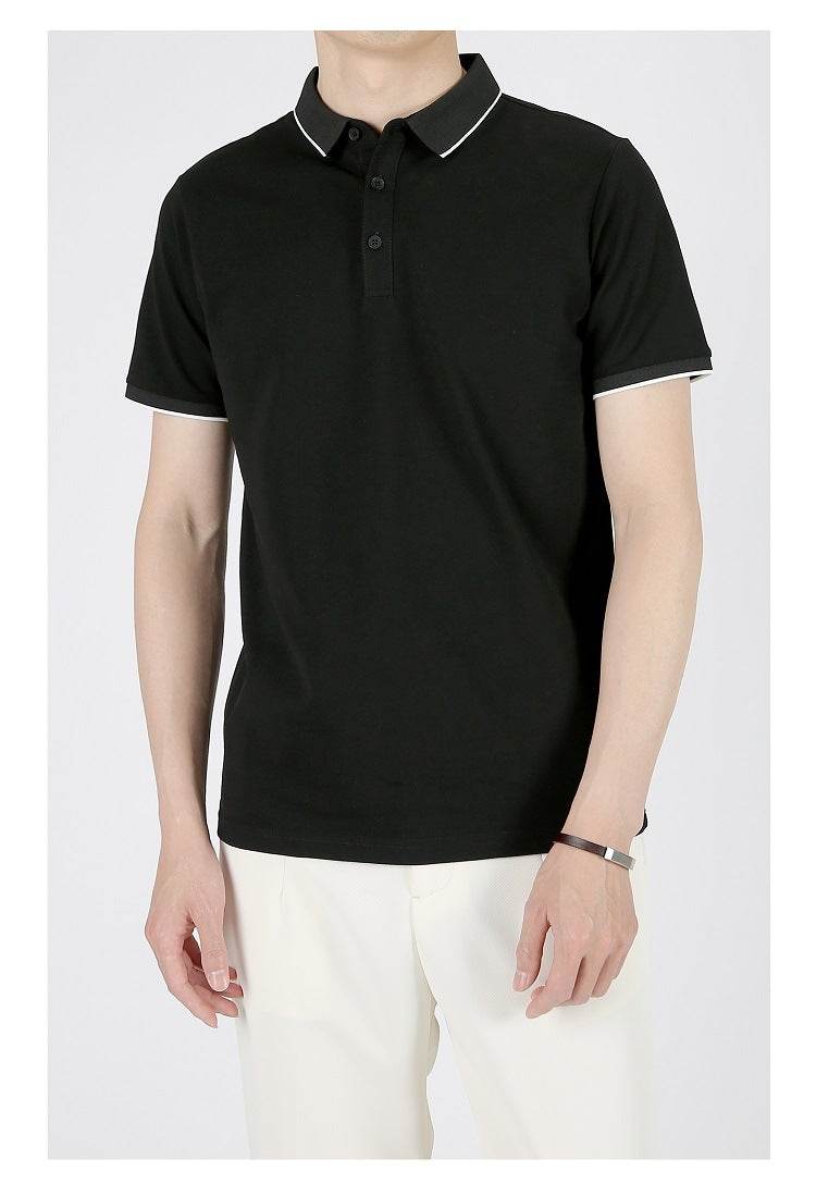 Summer Leisure Casual Lapel Short Sleeve T-shirt - MYLUXURY LANE ENTERPRISE
