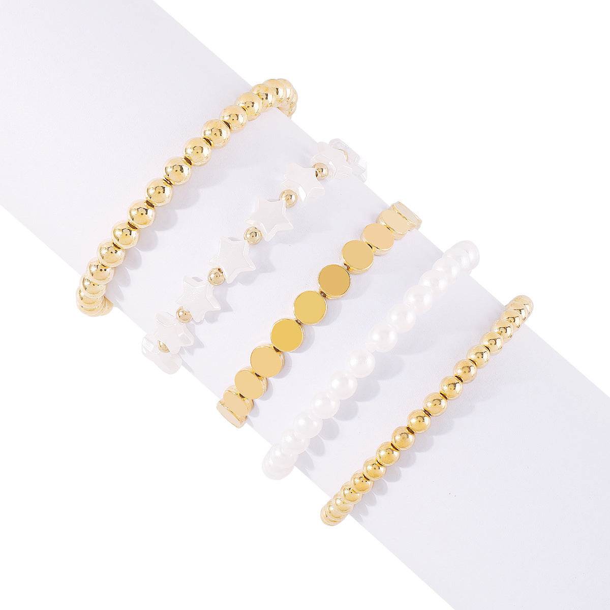 Geometric Popular Vacation Style Beaded Bracelet Suit - MYLUXURY LANE ENTERPRISE
