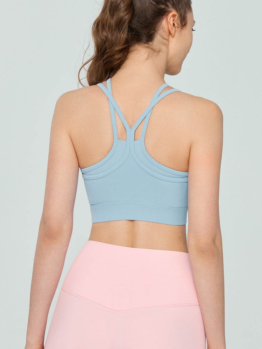 Big Tree Clothing Yoga Vest Women's Mesh Yarn False Two Pieces Workout Clothes - MYLUXURY LANE ENTERPRISE