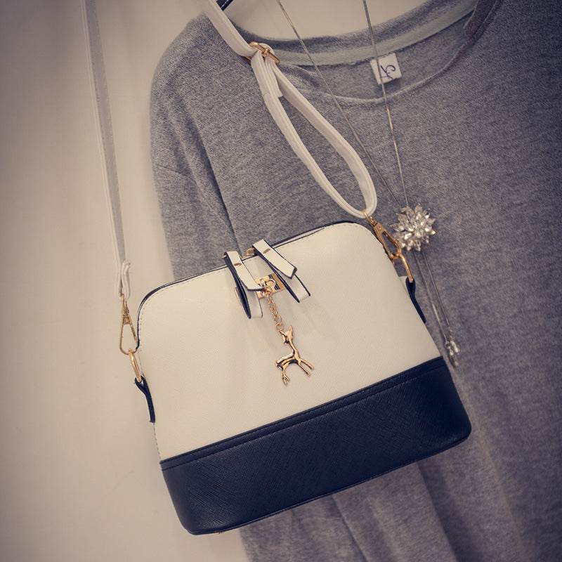 Women's Simple Toothpick Pattern Fashion Crossbody Shoulder Bag - MYLUXURY LANE ENTERPRISE