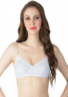 Classic White Transparent Strap Bra - MYLUXURY LANE ENTERPRISE