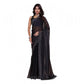 Generic Women's Jimmy choo Embellished Bollywood Saree With Unstitched Blouse 5.5Mtr (Black) - MYLUXURY LANE ENTERPRISE