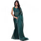 Generic Women's Jimmy choo Embellished Bollywood Saree With Unstitched Blouse 5.5Mtr (Green) - MYLUXURY LANE ENTERPRISE