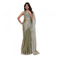 Generic Women's Jimmy choo Embellished Bollywood Saree With Unstitched Blouse 5.5Mtr (Light Green) - MYLUXURY LANE ENTERPRISE