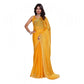 Generic Women's Jimmy choo Embellished Bollywood Saree With Unstitched Blouse 5.5Mtr (Mustard) - MYLUXURY LANE ENTERPRISE